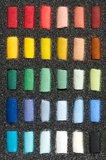 Unison Colour Hand-Made Artists Soft Pastels Half Stick STARTER SET of 30