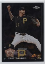 2023 Topps Chrome Update Sapphire Edition Black 8/10 Vince Velasquez 1ob0