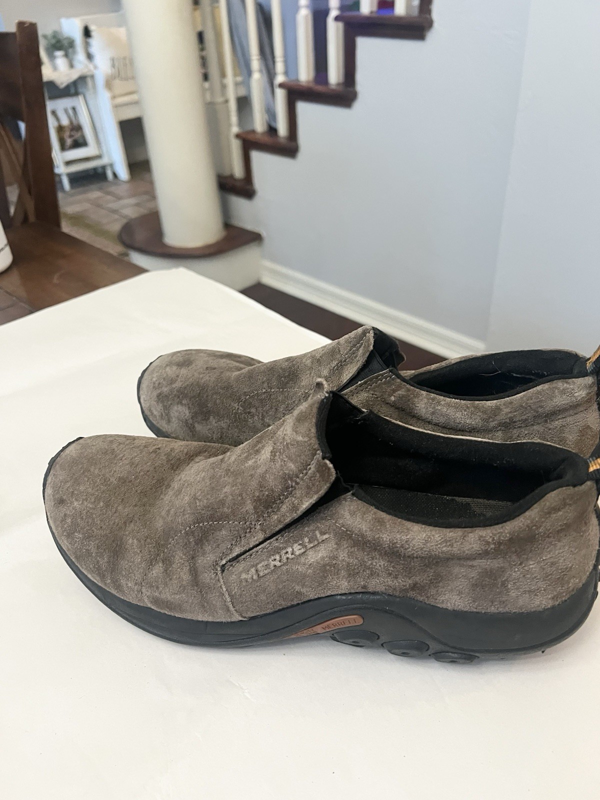 Merrell J52927 Jungle Moc Nubuck Scarpe Slip On Impermeabili per Uomo Marrone 11.5M