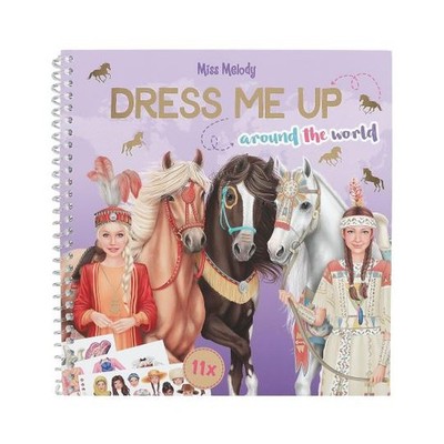 Depesche Miss Melody Dress Me Up Around The World - Stickerbuch mit 24 Seit ...