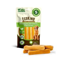 EcoKind Premium Gold Yak Cheese Himalayan Dog Chews, 2.2 Ounce (Pack of 5)
