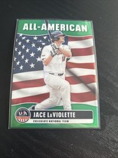 2026 Panini Stars & Stripes Prizm ALL-AMERICAN #20 JACE LAVIOLETTE Green