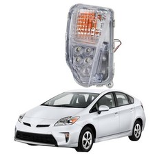 DRL Fog Light Replacement for Prius 2012-2014 Clear Lens Passenger Right Side