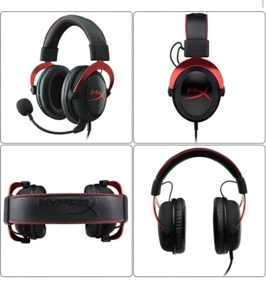 HyperX Cloud II Cuffie da Gaming 7.1 – Telaio in Alluminio + Microf. Rimovibile - Immagine 4 di 4