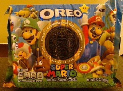 SEALED Super Mario OREO Chocolate Sandwich Cookies, Limited Edition, 12.2 oz NEW