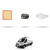 Hoffcar Wartungskit - 3 Filter FüR Ford Transit 2014 2.0 Ecoblue 114KW Ab 202