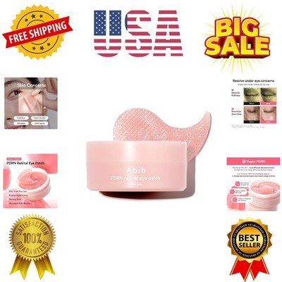 PDRN Retinal Eye Patches for Rejuvenating & Puffy Eyes with Glow Jelly, Niaci...