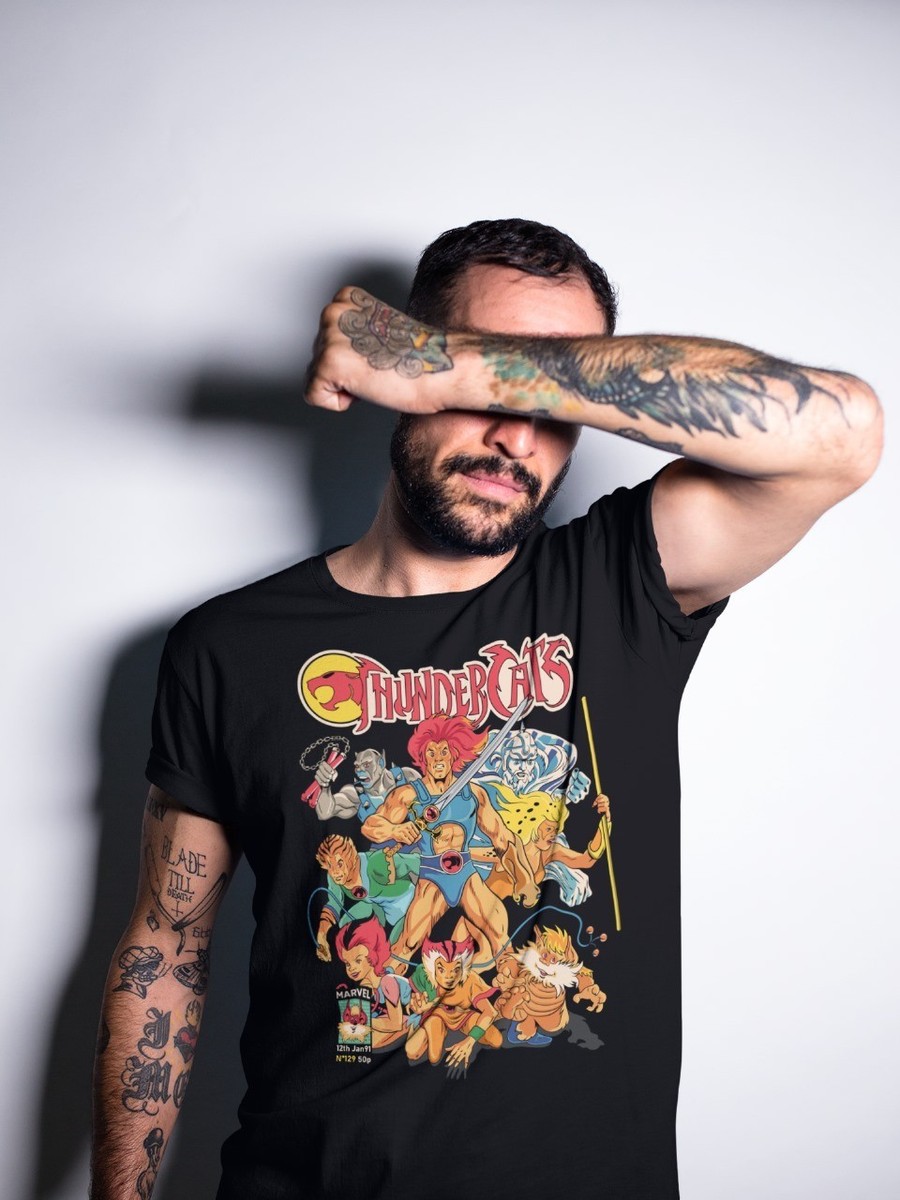 Thundercats Anime Unisex Tee, Vintage Retro Cartoon Shirt, 80s