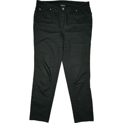 Samoon 42 L30 Jeans Trousers Black Womens Elvira Stretch Slim High Rise Comfort W33