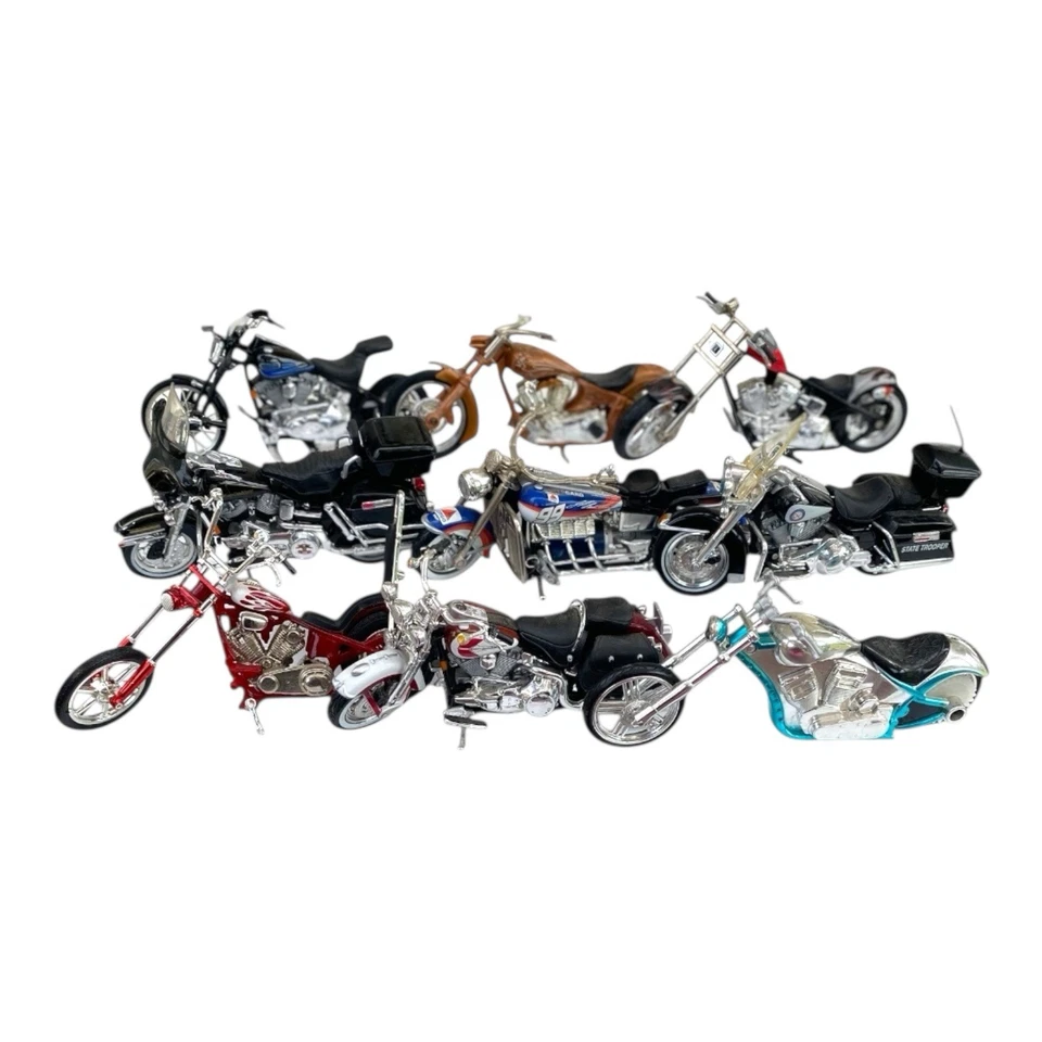 Lot 35 MultiBrand Diecast Motorcycle Toy Vehicle Harley Davidson Hot Wheel Model - Image 4 of 4