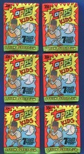 1992 Topps Kids Baseball 6 Unopened packs 