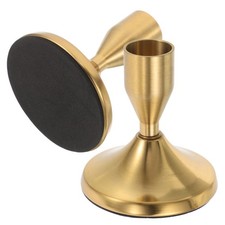  2 Pcs Candeliere D'oro Portacandele Natalizio in Metall Cangolare Tavolo Conico