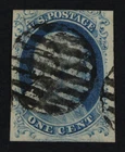 CKStamps: US Stamps Collection Scott#9 1c Franklin Used CV$95