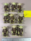 Vintage Kenner Star Wars light green Yoda x9 figure lot #2