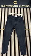 Zara Men’s Black Jeans Slim Fit Size Medium Excellent Used Condition