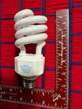 NEW 4100K COMPACT FLUORESCENT light bulb CFL spiral 25w  75w white spring LAMP