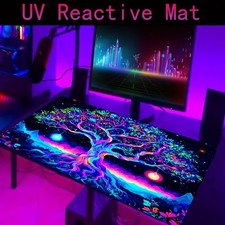 40 90cm Large Gaming E-sports Computer Thickened Fluorescent Mouse Pad, Colorful