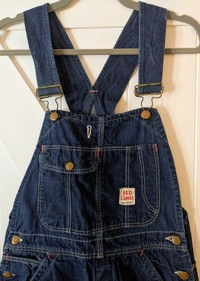 パンツ Vintage overalls Vintage 1960s Red Camel Overalls Hippie Carpenter Bib Sanforized