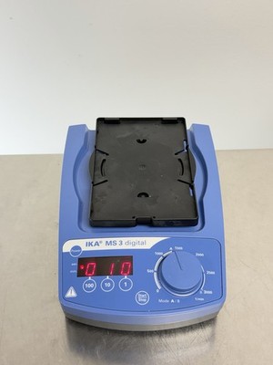 IKA MS 3 Digital w/ MS 3.4 Microtiter Attachment Pre-owned w/Warranty