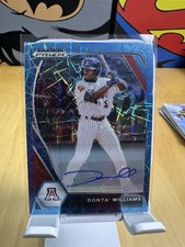 2021 PDP106 Donta' Williams Panini Prizm Draft Picks Basebal Blue Velocity Prizm