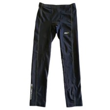 ISC Boys 14 School Sports Compression Pants Full Length Leggings Black Gift