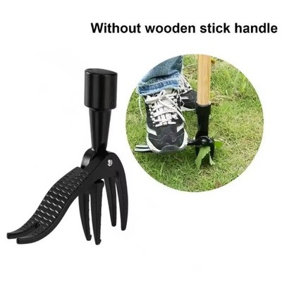 Weeder Puller Stand Up Weed Tool Handle Claw Garden Outdoor Root Remover Killer