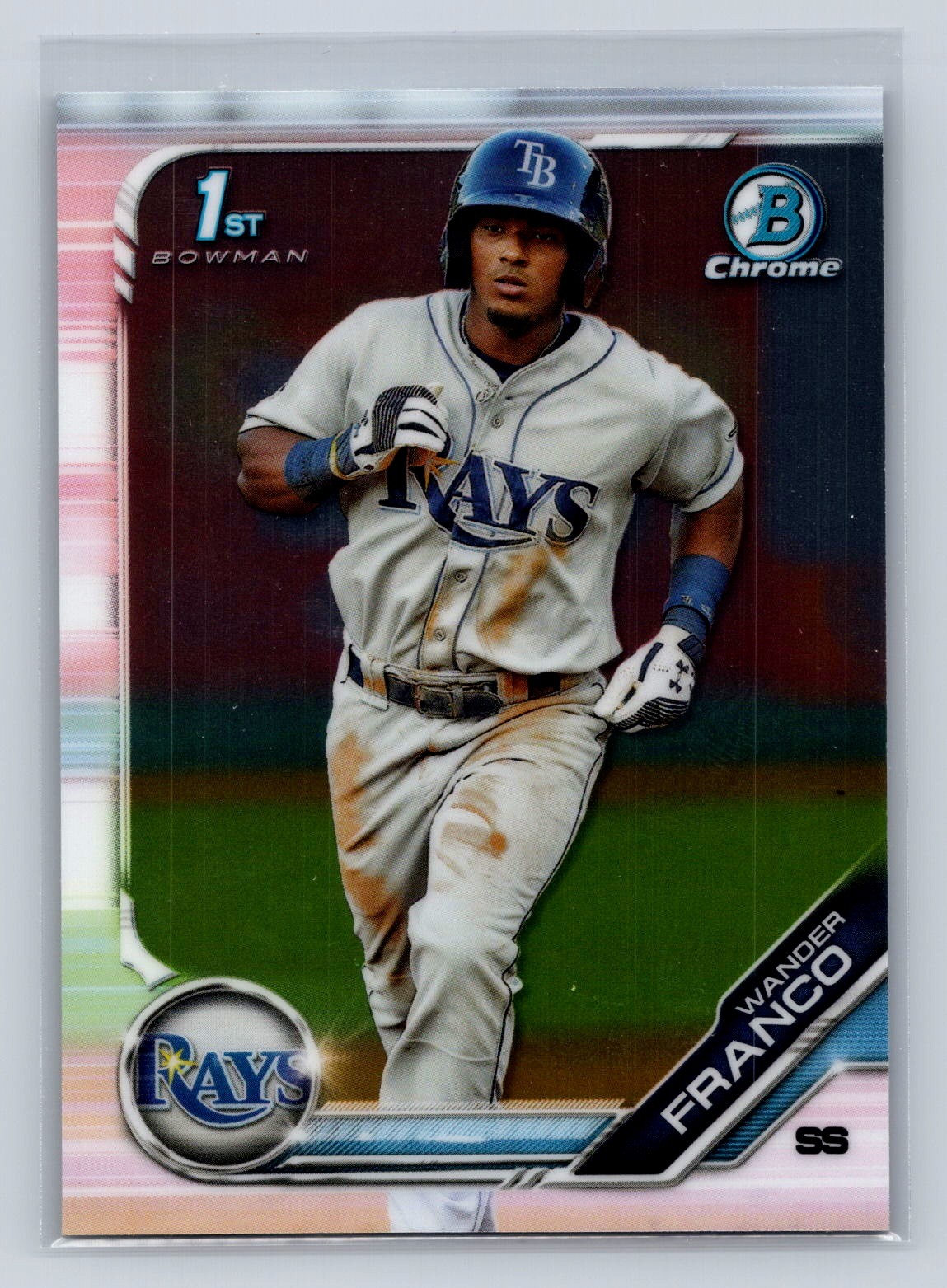 2019 Bowman #BCP-100 Wander Franco Chrome Prospects 1st bowman