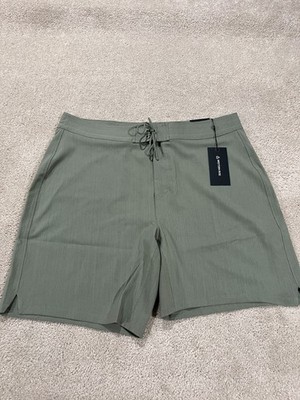 Western Rise Shorts Mens 38 Green Nomad Board Short Swim Drawstring Casual