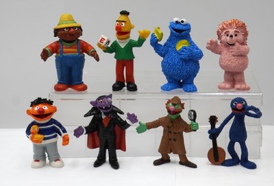 8X Sesamstrasse Sesame Street-Comics Spain-Muppets Figur ca. 6,5-7,5 cm