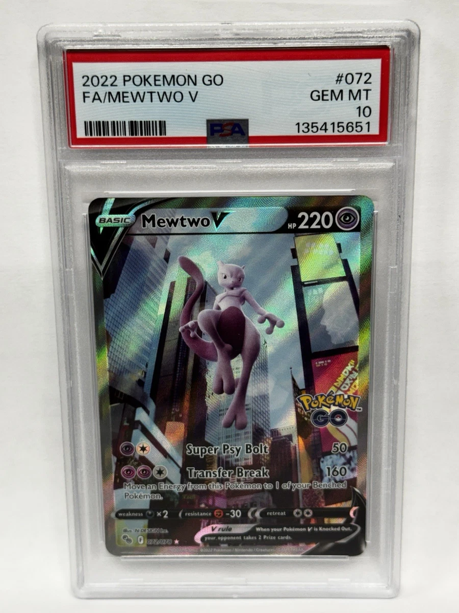 Pokémon TCG Grade 10 Mewtwo Individual Collectible Card Game Cards