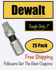 DeWalt Tough Grip Lot of 25 Impact Ready 1" Bit Tips Square 3 SQ3 Bulk