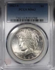 1923-S Peace Dollar PCGS MS63 Flashy Better Date $1