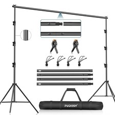 FUDESY Photo Video Studio 10 x 10Ft Heavy Duty Adjustable Backdrop Stand,Backgro