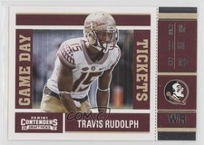 2017 Panini Contenders Draft Picks Game Day Tickets Travis Rudolph #21 03rx