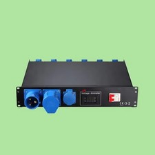 High-performance  Durable Stage Lighting Dmx 16A CEE Power Distributor Box