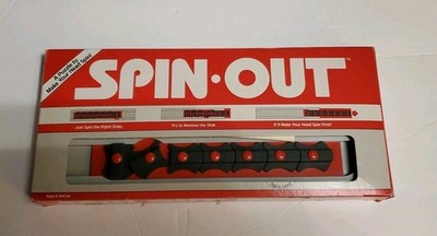 Vintage 1987 SPIN OUT Puzzle Brain Teaser Game Binary Arts by William Keister