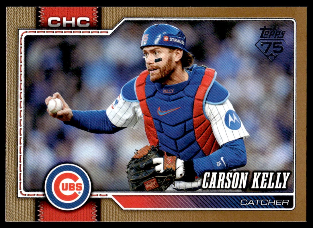 2026 Topps Carson Kelly #686 Gold Parallel #'d 0992/2026 Chicago Cubs