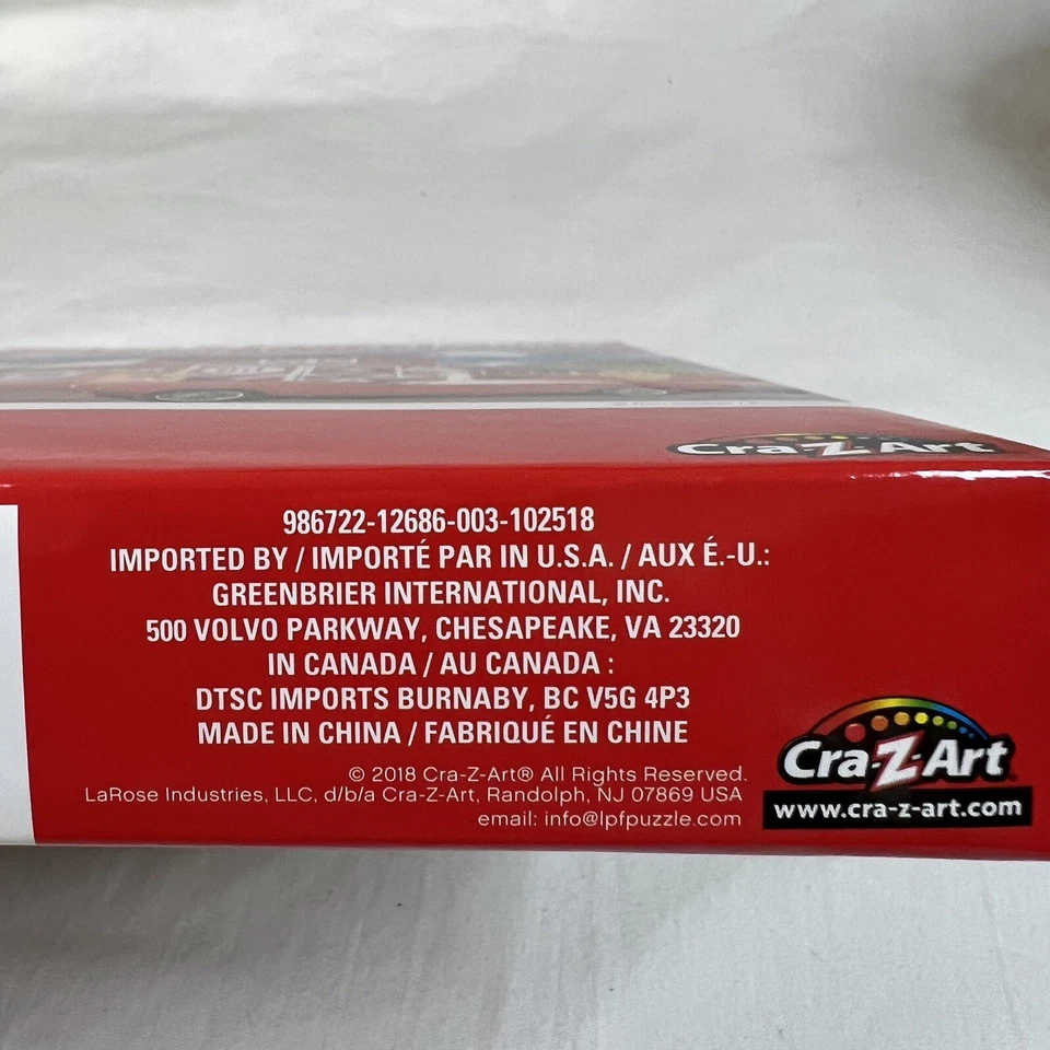 Puzzlebug 500 Piece Jigsaw Puzzle Red Convertible In Front Of Big Red Barn NEW - Image 3 of 4