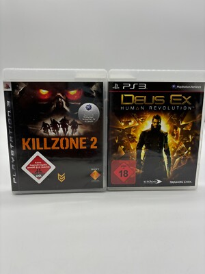PS3 Playstation 3 Killzone 2/ Deus Ex Human Revolution in OVP