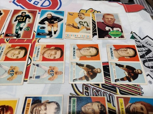 31x 1957 1955 Fußball Topps Set-Break # 94 Raymond Berry RC Lot - Bild 3 von 13
