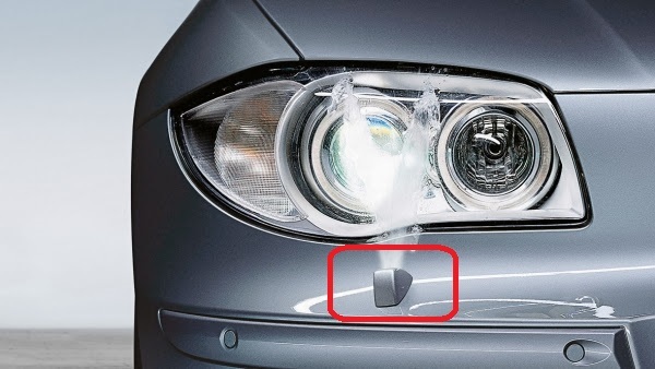 bmw 116i e87用 Amazon.com: Headlight Washer Cover for 05-13 BMW1 E87/E81