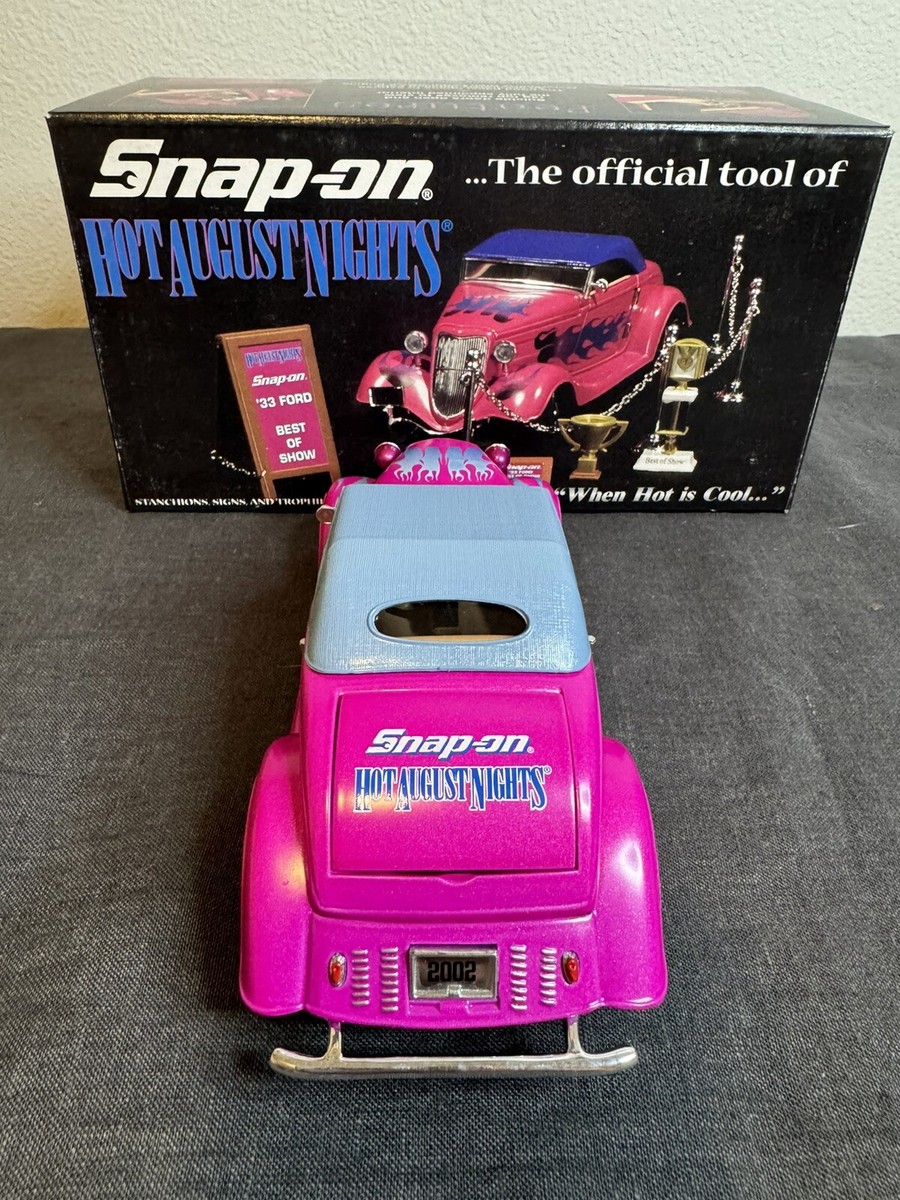スナップオンFORD STREET ROD CONVERTIBLE ジオラマ付き Snap-on 1933 Ford Convertible Street Rod Limited Ed Diecast