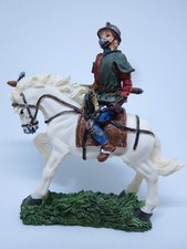Vintage Unmarked Miniature Soldier/Knight on Horse Germany 4 1/2"