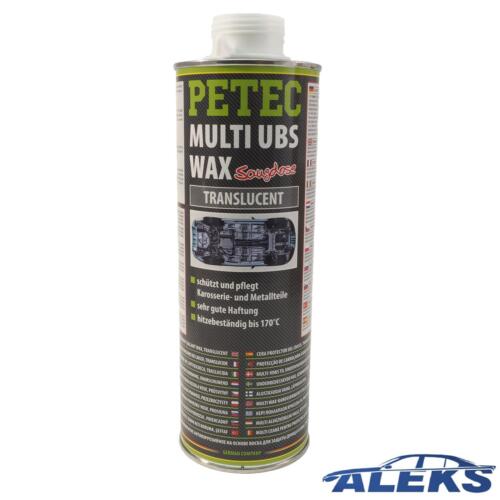 6000ml (6x1) Petec UBS Wax Unterbodenschutz auf Wachsbasis Saugdose transparent - Bild 2 von 3