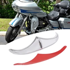 Chrome Front Fender Leading Edge Tip Trim Accent For Harley Street Glide FLHX