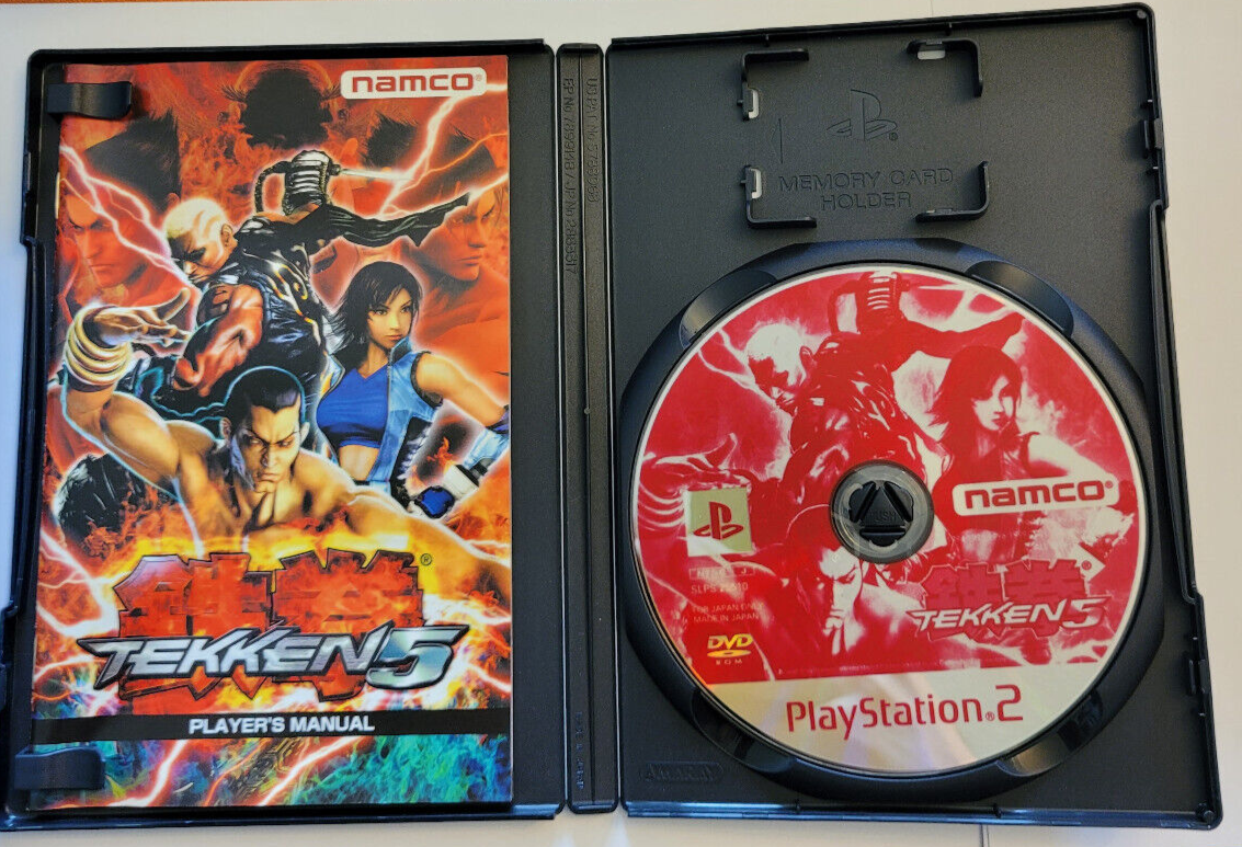 Lot Tekken 2, 4 & 5 Sur PS2 - Import Japon (NTSC-J) - Complets - Très Bon état