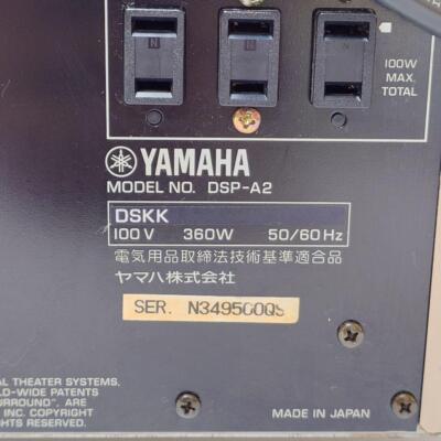 Good condition] YAMAHA DSP-A2 AV amplifier with remote control