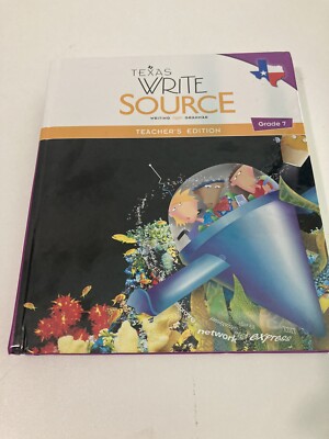 TEXAS WRITE SOURCE, WRITING GRAMMAR, TEACHERS EDITION, *Excellent Condition*