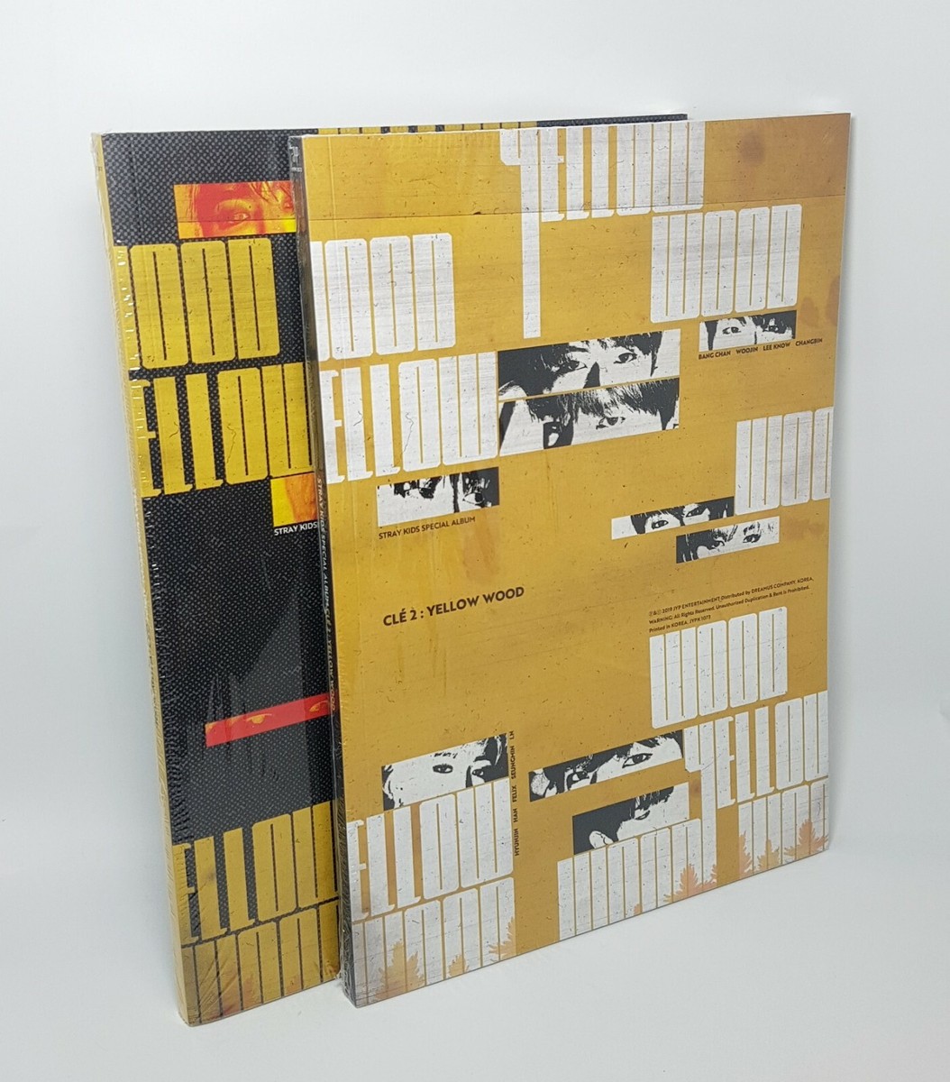 STRAY KIDS Album [Cle 2 : Yellow Wood] 2Ver SET CD+Photobook