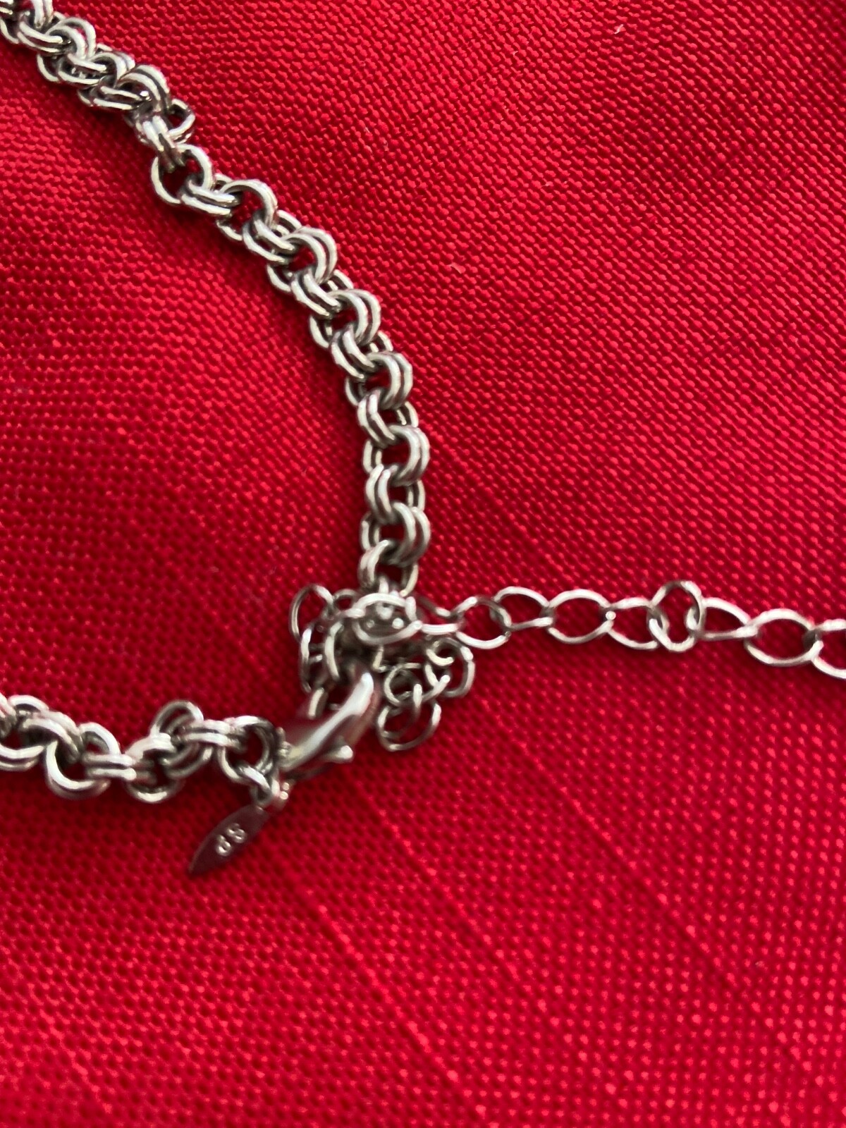 Signed AVON Silver Plated 2 Layer Rhinestone Chok… - image 10